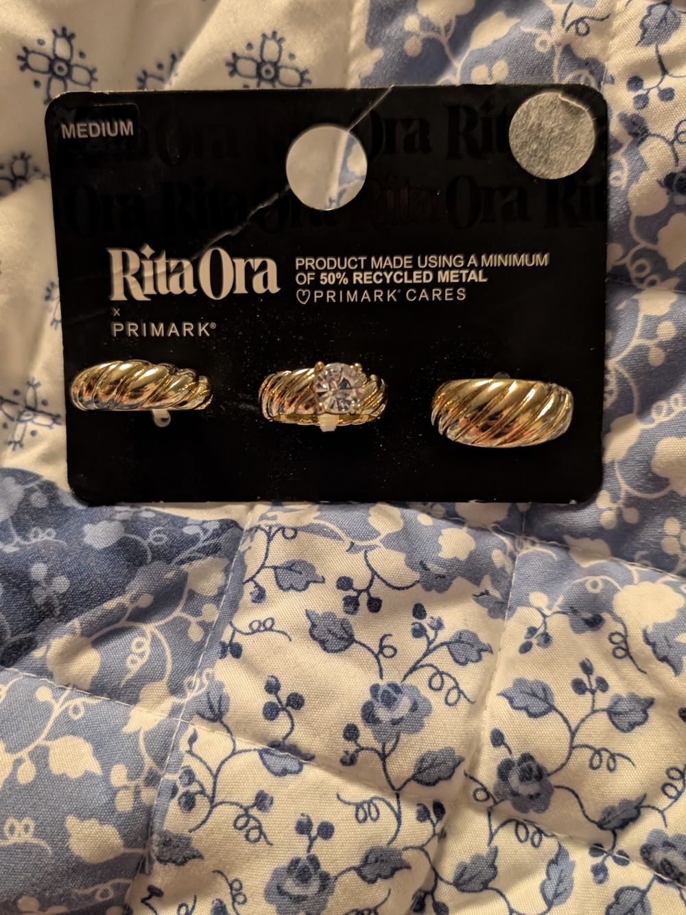 Silver Twist Ring Set - Primark